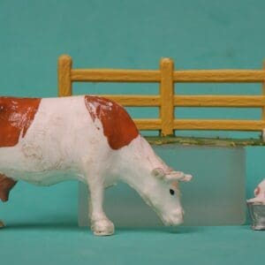 SOLD Taylor & Sons Cow Grazing (CARAMEL), Milkmaid & Fence