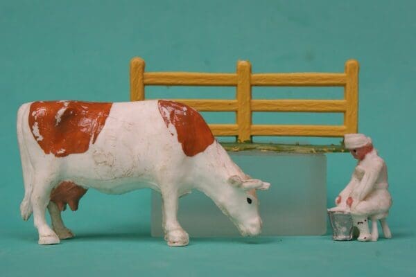 SOLD Taylor & Sons Cow Grazing (CARAMEL), Milkmaid & Fence