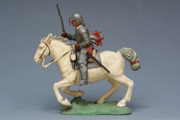 SOLD ECW Mounted Roundhead Officer - WHITE Horse #2