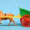 SOLD Taylor & Sons Farm Cart - LIGHT TAN Horse Variant