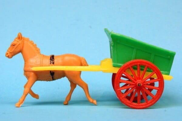SOLD Taylor & Sons Farm Cart - LIGHT TAN Horse Variant