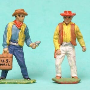 Timpo Tim & Bank Robber - Lead Moulds (Repainted)