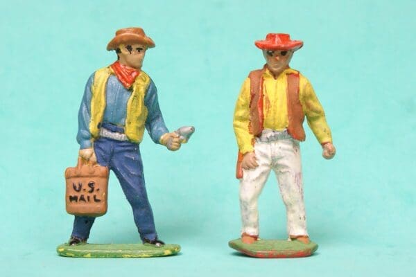 Timpo Tim & Bank Robber - Lead Moulds (Repainted)