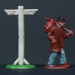 SOLD Hilco Tramp and Village Signpost - Plastic