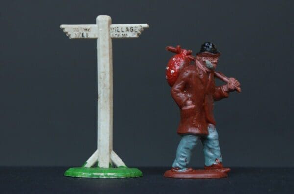 SOLD Hilco Tramp and Village Signpost - Plastic