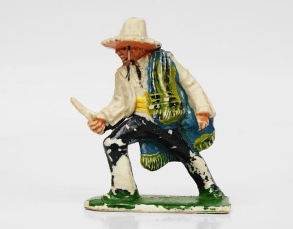 SOLD Lone Star Mexican with Knife Rare WHITE Plastic