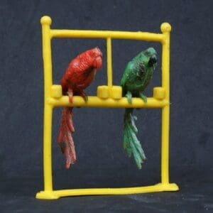 SOLD Taylor & Sons RARE Parrots on Stand (Plastic 1/32 scale)