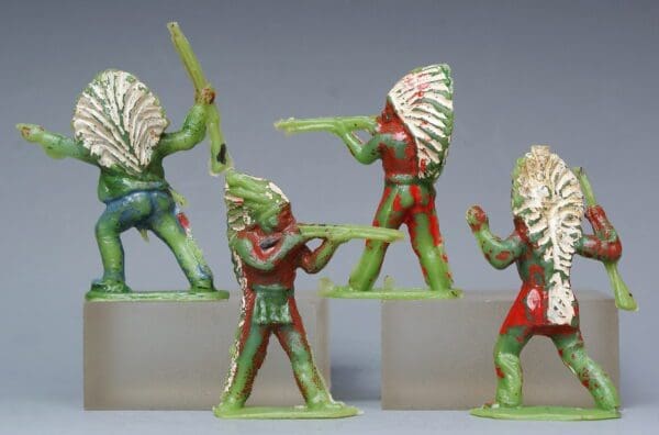Harvey RARE Native Indians - GREEN Plastic - Image 3