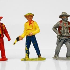 SOLD Timpo Early Plastic Cowboys 'Timpo Tim', 'Slim' etc