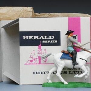 SOLD Britains ACW Confederate Cavalry Officer (Repro Box)