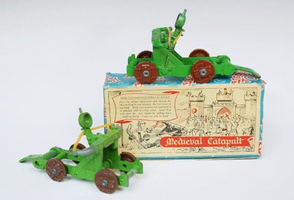 SOLD Crescent Medieval Catapults (One Boxed!)