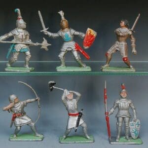 NEW! Crescent Set of Medieval Knights - Early Paint