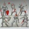 NEW! Crescent Set of Medieval Knights - Later Paint