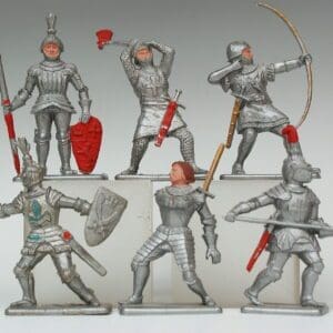 NEW! Crescent Set of Medieval Knights - Later Paint