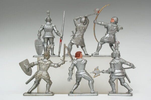 NEW! Crescent Set of Medieval Knights - Later Paint - Image 3