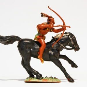 SOLD UNA Mounted Indian Brave (Herald copy)