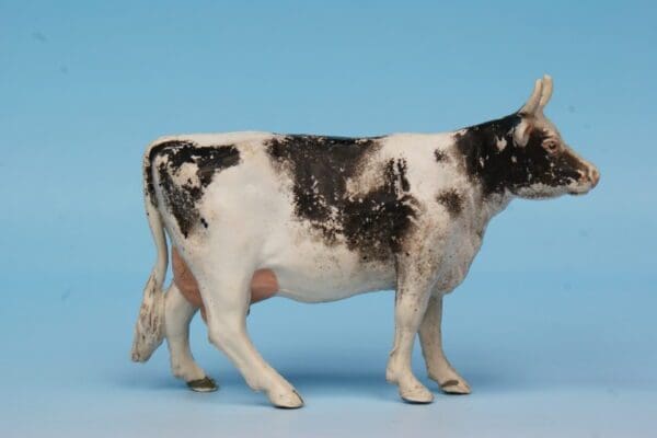 SOLD Herald BLACK Stencil-sprayed Cow (Standing)