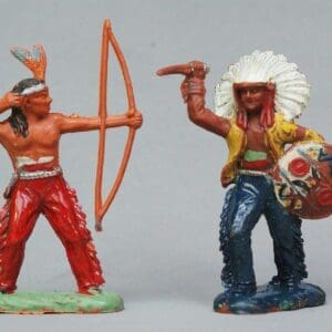 SOLD Speedwell Pair of Larger Indians on Foot