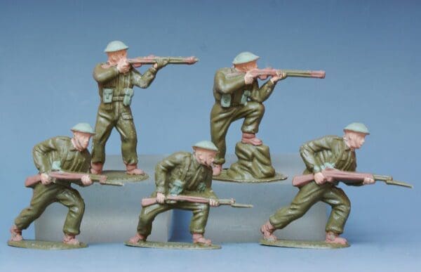 Timpo Solids British Khaki Infantry - Lead Moulds