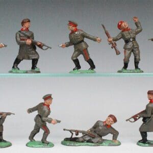 SOLD Crescent 60mm Russian Soldiers - Group of 9