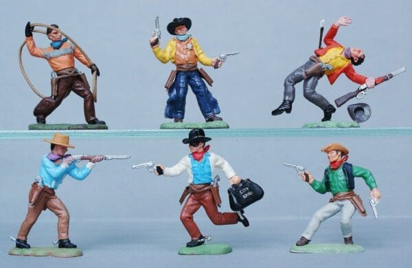 Herald Swoppet Cowboys - Set of 6