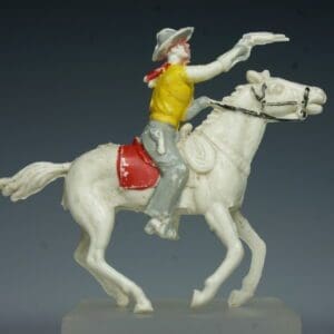 SOLD Cherilea 50mm Mounted Cowboy from Lead Mould