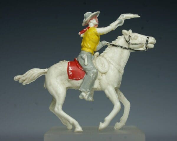 SOLD Cherilea 50mm Mounted Cowboy from Lead Mould