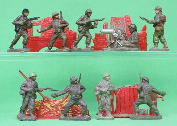 SOLD UNA Timpo US Army Copies - Job Lot!