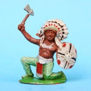 SOLD Cherilea Indian Kneeling with Tomahawk