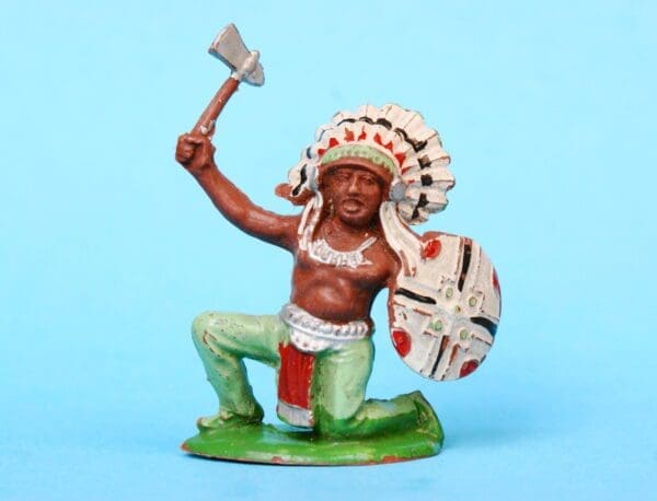 SOLD Cherilea Indian Kneeling with Tomahawk