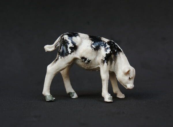 SOLD Herald BLACK Stencil-sprayed Calf Feeding