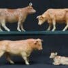 Herald Set of Jersey Breed Cattle - Early BROWN Paint