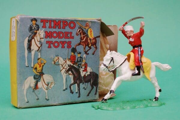 SOLD Timpo Russian Cossack Attacking - Boxed!