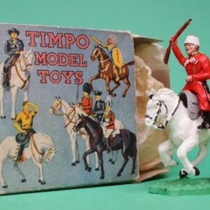 SOLD Timpo Russian Cossack Gun Overhead - Boxed!