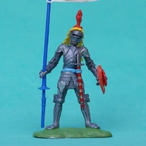 SOLD Swoppet C15th Knight with Standard
