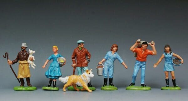 SOLD Britains PVC Plastic Farm Figures Set