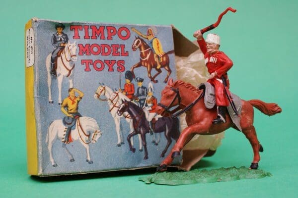 SOLD Timpo Russian Cossack with Whip - Boxed!