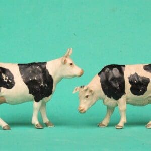 SOLD Pair of Herald Friesian Cows - SMOOTH Plastic!