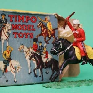 SOLD Timpo Russian Cossack Gun Overhead - Boxed!