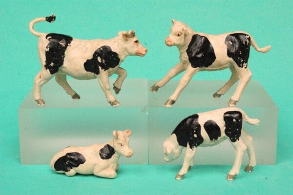 SOLD Loose Set of Herald Friesian Calves - SMOOTH Plastic!