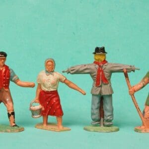 SOLD Timpo Farm Folk - Set of 4 Figures