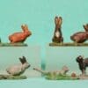 SOLD Timpo Farm Rabbit Colour Variants