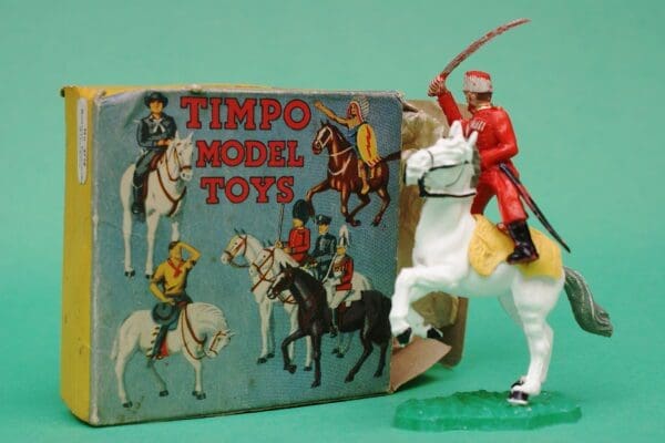 SOLD Timpo Russian Cossack Attacking - Boxed!
