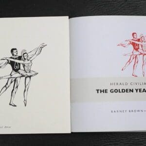 Ballet Dancers Original Illustration Herald Civilian Book