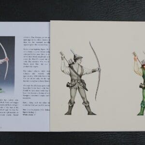 SOLD Robin Hood Original Illustrations for Herald Civilian Book!