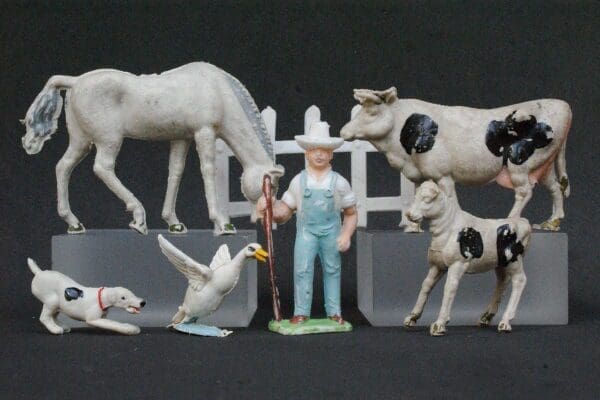 SOLD Cherilea Transitional Plastic Farm Animals & Figures