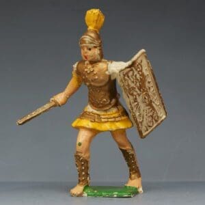 SOLD Cherilea 60mm Roman with Sword - WHITE Plastic!