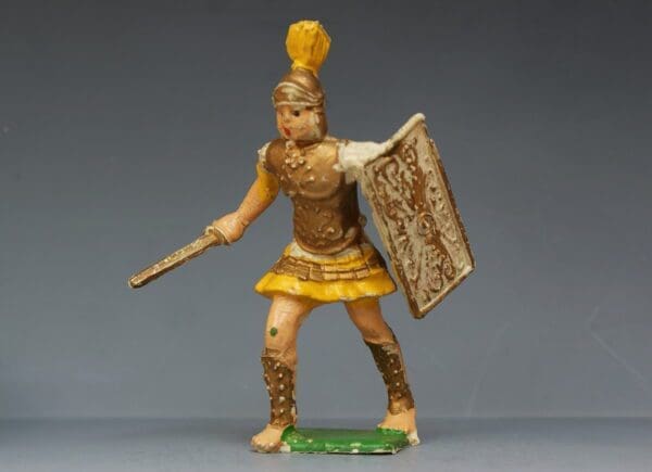 SOLD Cherilea 60mm Roman with Sword - WHITE Plastic!
