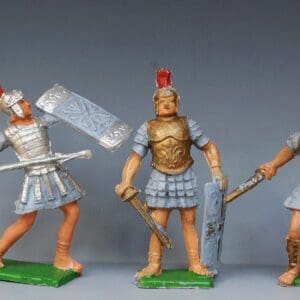 SOLD Cherilea 60mm Romans - Light Blue Plastic