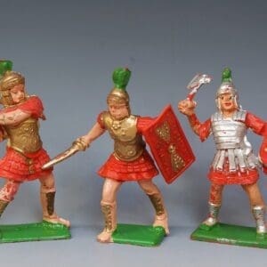 SOLD Cherilea 60mm Romans - Red Plastic